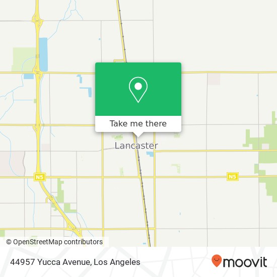 44957 Yucca Avenue map