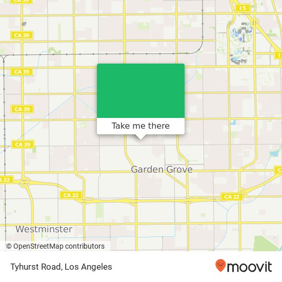 Mapa de Tyhurst Road