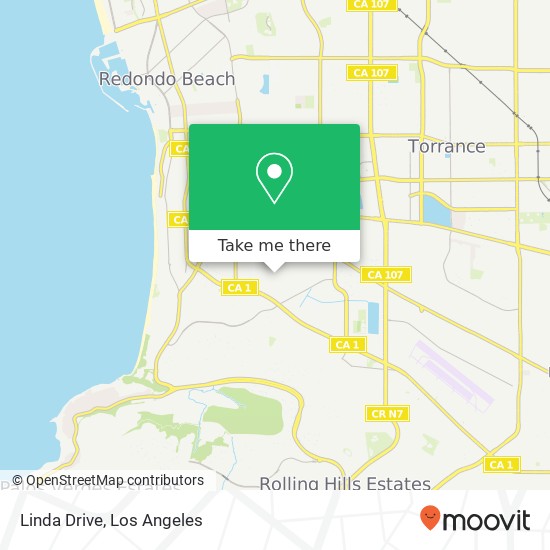 Mapa de Linda Drive