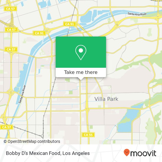 Bobby D's Mexican Food map