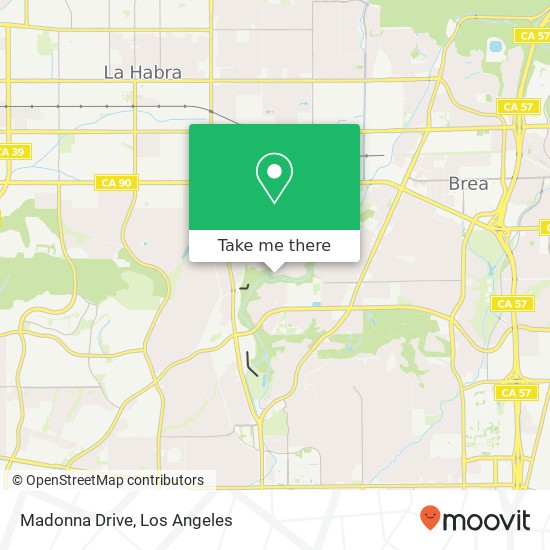 Mapa de Madonna Drive