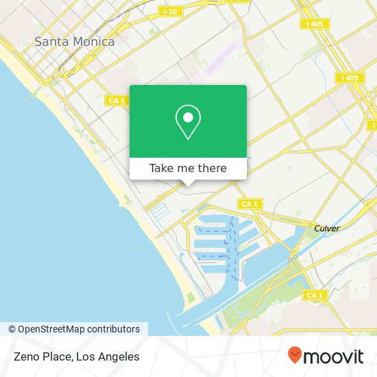 Mapa de Zeno Place