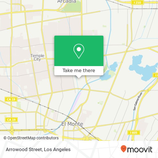 Arrowood Street map