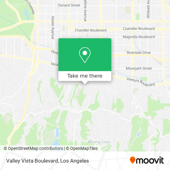 Valley Vista Boulevard map