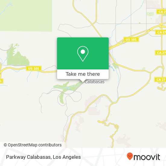 Mapa de Parkway Calabasas