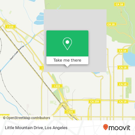 Little Mountain Drive map
