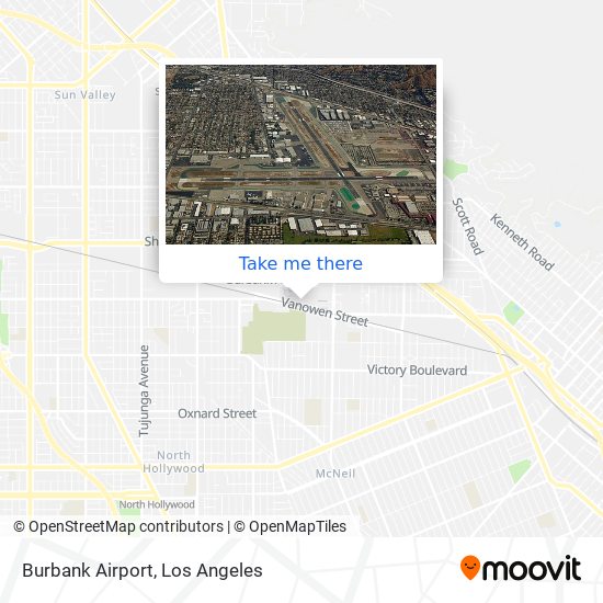 Mapa de Burbank Airport