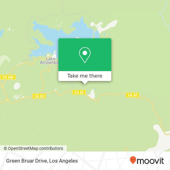 Green Bruar Drive map