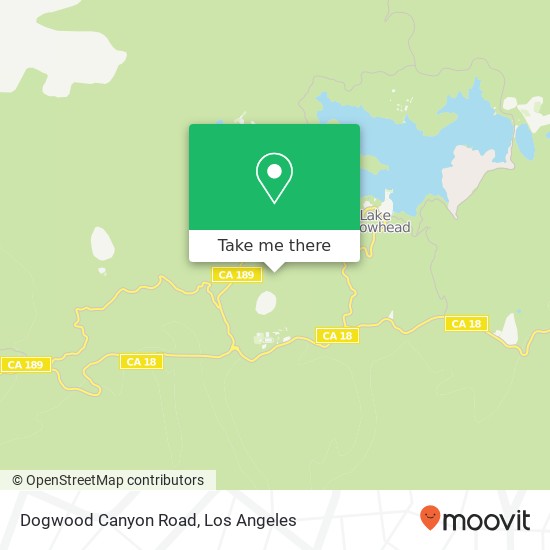 Dogwood Canyon Road map