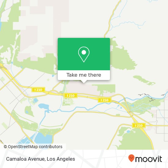 Camaloa Avenue map