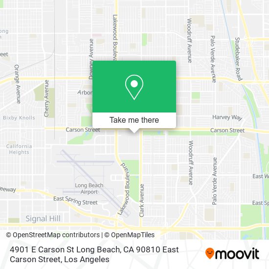 4901 E Carson St Long Beach, CA 90810 East Carson Street map