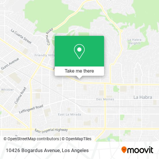 10426 Bogardus Avenue map