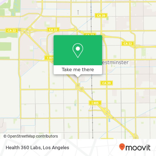 Health 360 Labs map