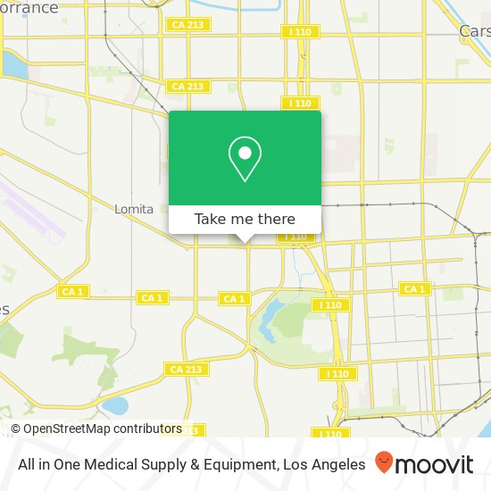 All in One Medical Supply & Equipment map