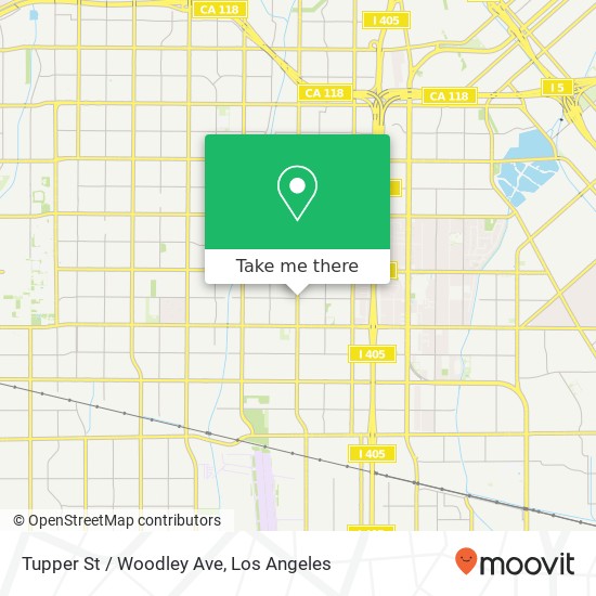 Tupper St / Woodley Ave map