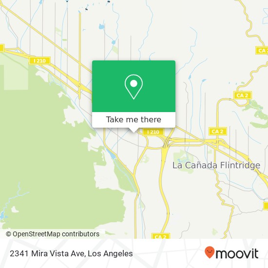 2341 Mira Vista Ave map