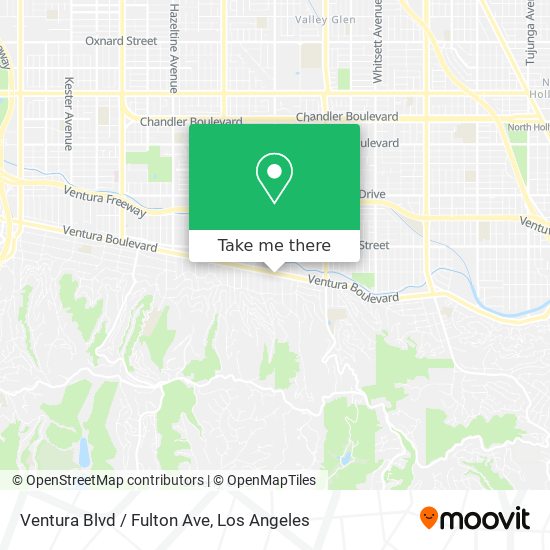 Mapa de Ventura Blvd / Fulton Ave