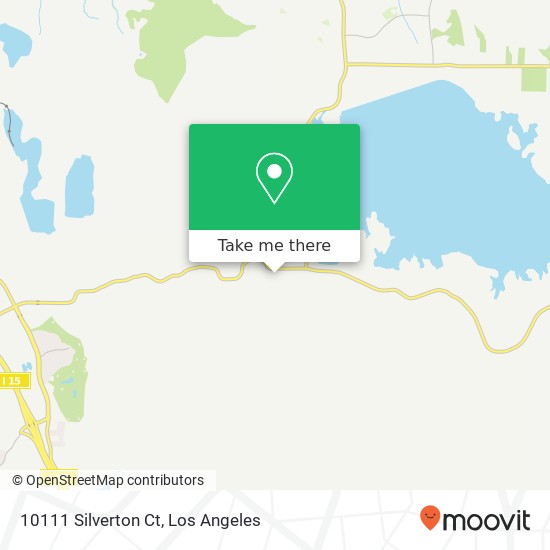 10111 Silverton Ct map