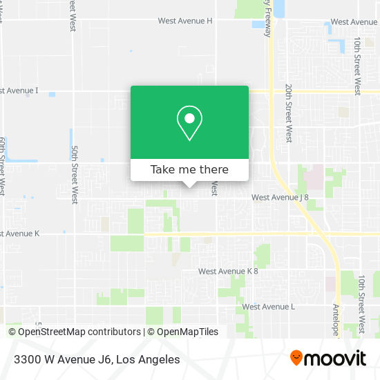 3300 W Avenue J6 map