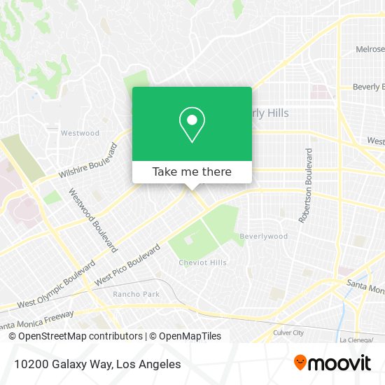 Mapa de 10200 Galaxy Way