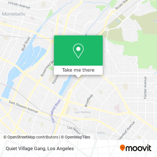 Quiet Village Gang map