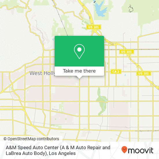 A&M Speed Auto Center (A & M Auto Repair and LaBrea Auto Body) map