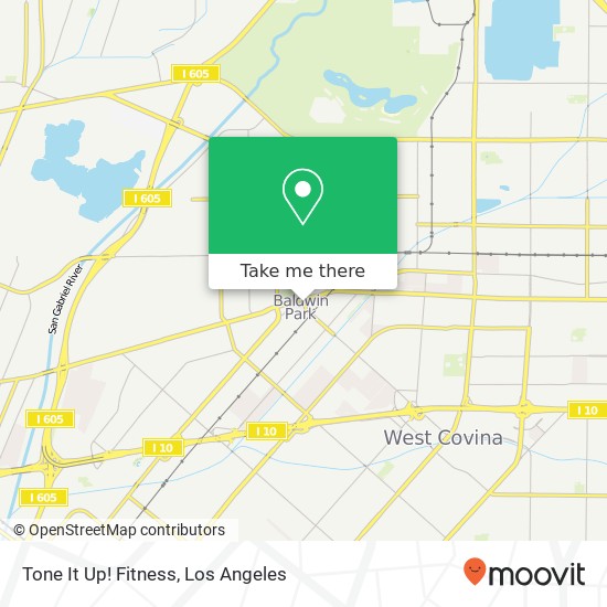 Mapa de Tone It Up! Fitness