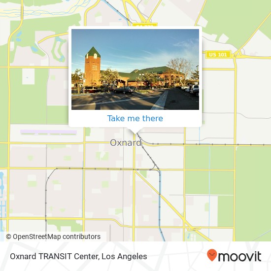 Mapa de Oxnard TRANSIT Center