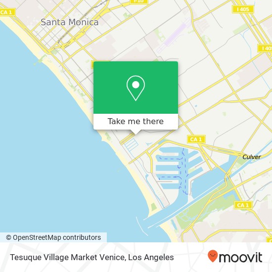 Tesuque Village Market Venice map