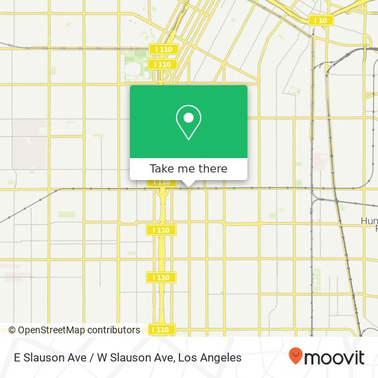 Mapa de E Slauson Ave / W Slauson Ave