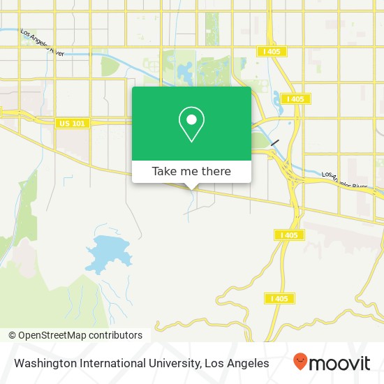 Washington International University map