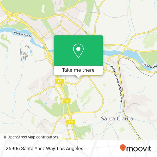 Mapa de 26906 Santa Ynez Way