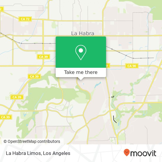 La Habra Limos map