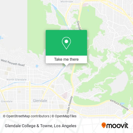 Mapa de Glendale College & Towne