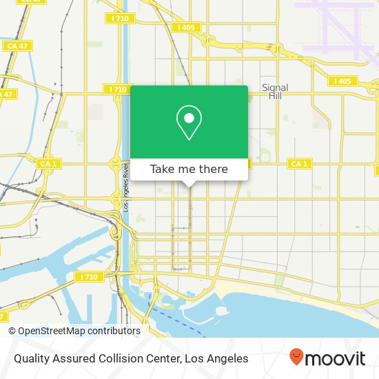 Quality Assured Collision Center map