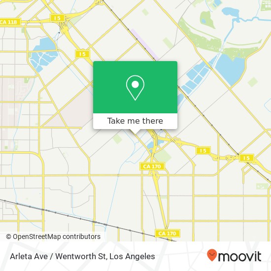 Arleta Ave / Wentworth St map