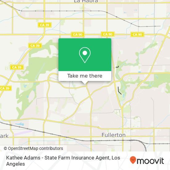 Mapa de Kathee Adams - State Farm Insurance Agent