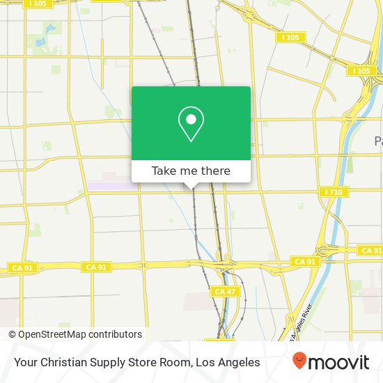 Mapa de Your Christian Supply Store Room