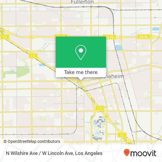 N Wilshire Ave / W Lincoln Ave map