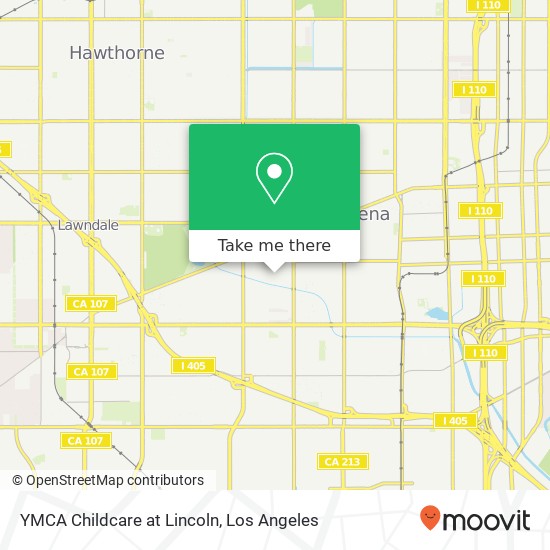 YMCA Childcare at Lincoln map