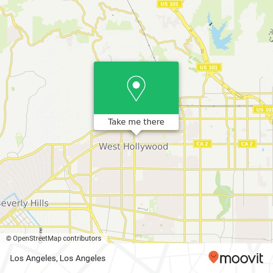 Mapa de Los Angeles