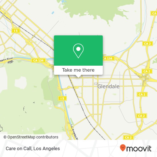 Care on Call map