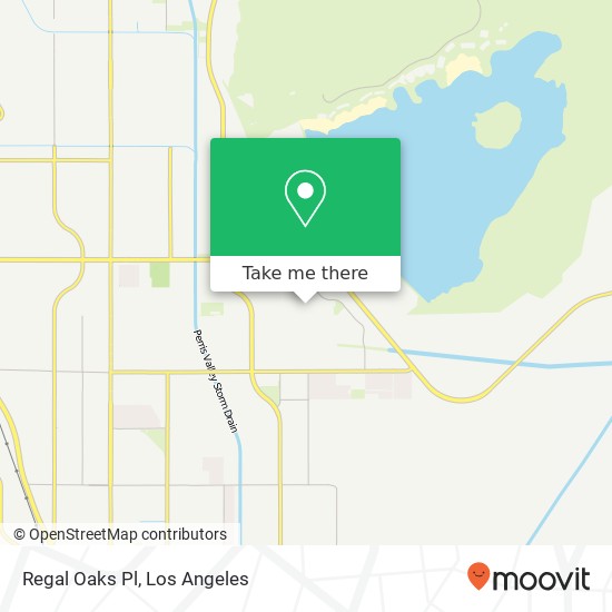 Regal Oaks Pl map