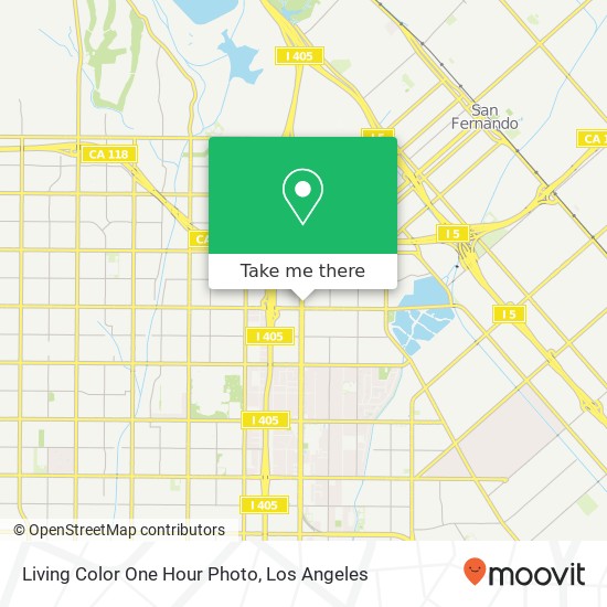 Living Color One Hour Photo map