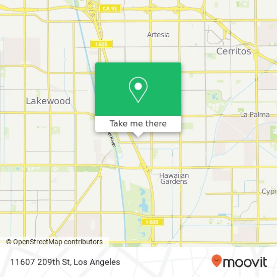 Mapa de 11607 209th St