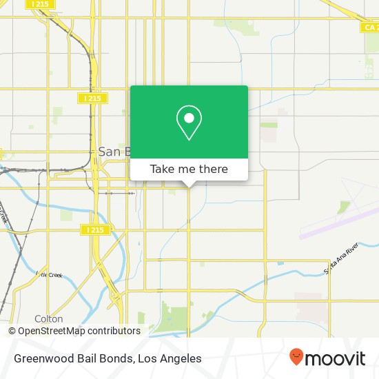 Mapa de Greenwood Bail Bonds