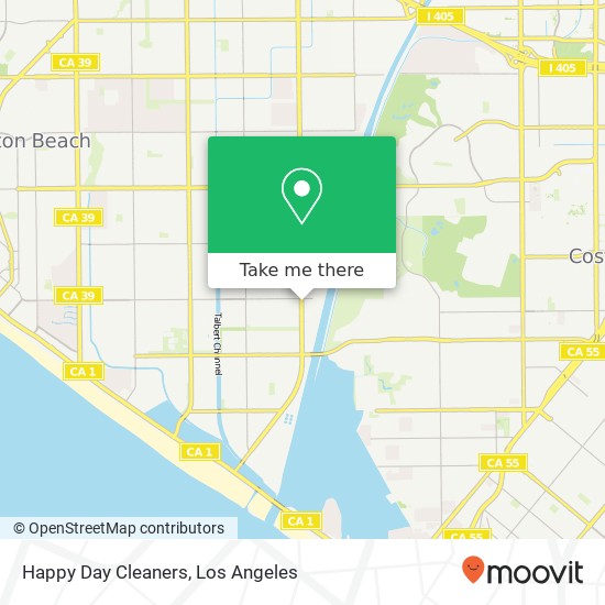 Mapa de Happy Day Cleaners