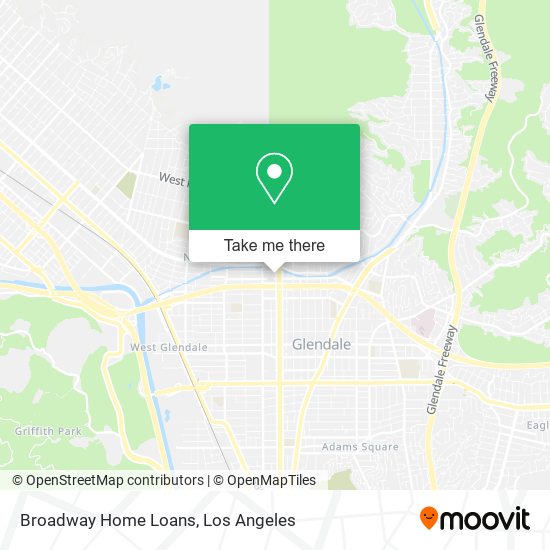 Broadway Home Loans map