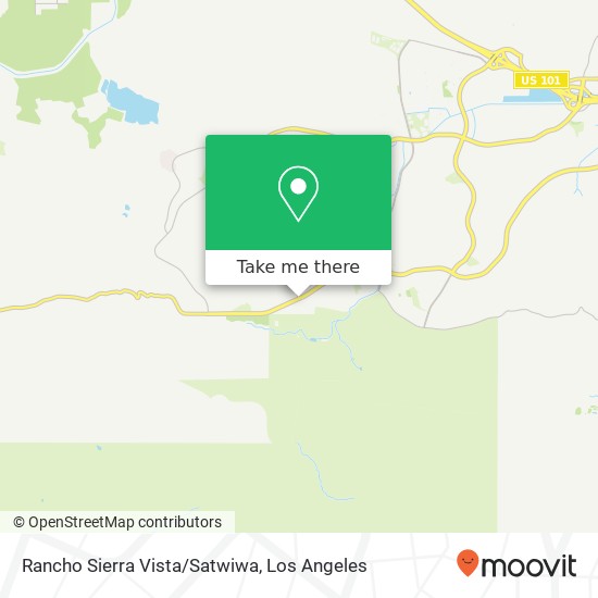 Mapa de Rancho Sierra Vista/Satwiwa