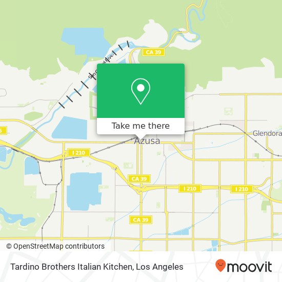 Tardino Brothers Italian Kitchen map